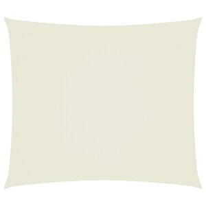 vidaXL Parasole a Vela Oxford Rettangolare 2,5x3 m Crema