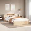 vidaXL Letto Libreria senza Materasso 140x190 cm in Legno di Pino