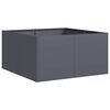 vidaXL Fioriera Antracite 80x80x40 cm in Acciaio Laminato a Freddo