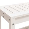 vidaXL Panca da Giardino Bianca 82,5x35x45 cm Legno Massello di Pino