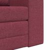 vidaXL Divano letto Rosso Vino 98 x 71 x 83 cm Tessuto