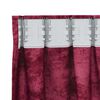 vidaXL Tende in Velluto 2 pcs Rosso vino 225 x 140 cm Velluto