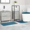 vidaXL Set di tappetini antiscivolo per il bagno 3 pcs Blu 50 x 50 cm