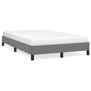 vidaXL Giroletto senza Materasso Grigio Scuro 120x190 cm in Tessuto