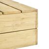 vidaXL Set Divani da Giardino 4 pz in Legno di Pino Impregnato