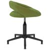 vidaXL Sedia da Ufficio Girevole Verde Chiaro in Velluto