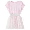 Abito da Bambina con Volant Rosa Chiaro 92
