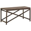 vidaXL Panchina da Giardino 80 cm in Polyrattan Marrone