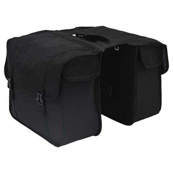 vidaXL Borsa per biciclette Nero 18.5 x 40 x 35 cm Poliestere