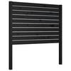 vidaXL Testiera per Letto Nera 96x4x100 cm in Legno Massello di Pino
