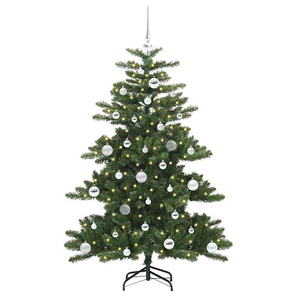 vidaXL Albero di Natale Artificiale con Rami Pieghevoli 150 cm PVC