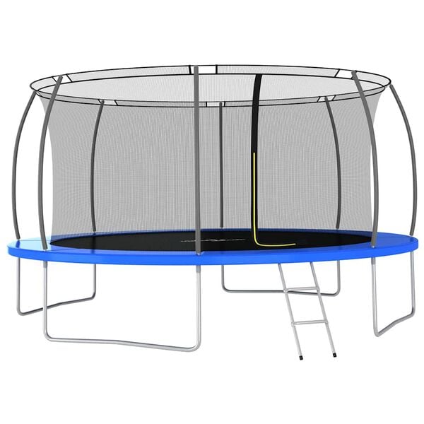 vidaXL Set Trampolino Rotondo 460x80 cm 150 kg