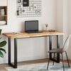vidaXL Piano Tavolo Rettangolare 140x60x4 cm Legno Massello di Acacia