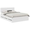 vidaXL Struttura del letto Bianco 150 x 200 cm Legno ingegnerizzato