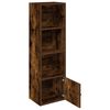 vidaXL Libreria Rovere Fumo 31x24x102 cm in Legno Multistrato