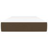 vidaXL Materasso a Molle Insacchettate Marrone Scuro 100x200x20 cm