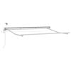 vidaXL Tettuccio Elettrico Retrattile Marrone 3 x 2,5 m