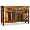 vidaXL Credenza in Legno Massello di Recupero 120x35x76 cm