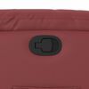 vidaXL Poltrona Reclinabile Rosso Vino in Similpelle
