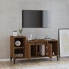 vidaXL Mobile TV Rovere Marrone 100x35x55 cm in Legno Multistrato