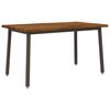 vidaXL Tavolo da pranzo con bordo vivo 120 x 90 x 75 cm