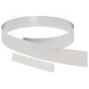 vidaXL Bordura per Prato 4 pz 450 x 10 cm Acciaio inossidabile Argento