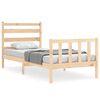 vidaXL Giroletto senza Materasso 90x200 cm in Legno Massello di Pino