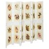vidaXL Pannello Romdivider Bianco 212 x 165 cm MDF