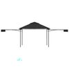 vidaXL Gazebo Tetto Doppio Estendibile 3x3x2,75 m Antracite 180 g/m²