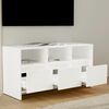 vidaXL Mobile Porta TV Bianco 102x37,5x52,5 cm in Truciolato