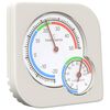 vidaXL Igrometro Termo Bianco 7,5 x 7,5 x 1,2 cm ABS