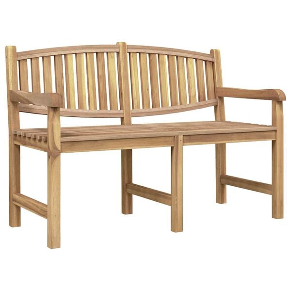 vidaXL Panca da Giardino 149,5x60x90 cm in Legno Massello di Teak