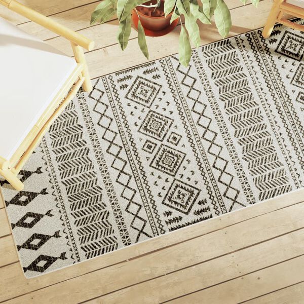 vidaXL Tappeto a Pelo Corto Multicolore 80x300 cm Interni/Esterni