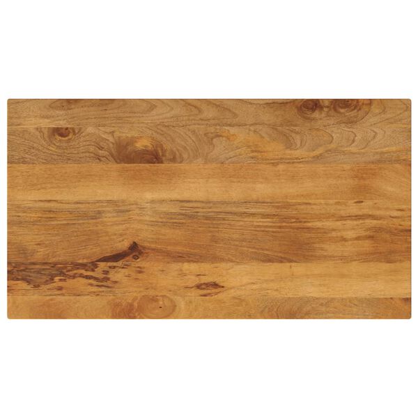 vidaXL Piano per Tavolo 100x50x3,8cm Rettangolare Legno Massello Mango