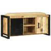 vidaXL Cabinet Panchina Marrone Legno massello di mango