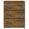 vidaXL Credenza Rovere Fumo 60x35x76 cm in Legno Multistrato
