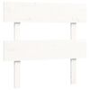vidaXL Giroletto senza Materasso Bianco 90x200 cm Legno Massello Pino