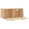 vidaXL Mobile a Parete Rovere Sonoma 80x36,5x35 cm Legno Multistrato