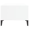 vidaXL Tavolino da Salotto Bianco 90x50x36,5 cm in Legno Multistrato
