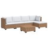 vidaXL 6 pz Set Lounge in Rattan con Cuscini GENDT Rattan naturale