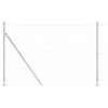 vidaXL Recinzione Metallica Saldato con Base in Cemento 25 x 1,6 m