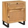 vidaXL Armadio da Notte Naturale 50 x 33 x 60 cm
