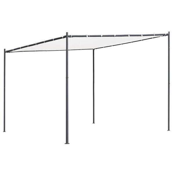 vidaXL Gazebo con Tetto 3x3 m Bianco 180 g/m&sup2;