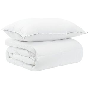 vidaXL Set Duvet e Cuscino da Letto 2 pz 135 x 200 cm Estate 700 g/pc