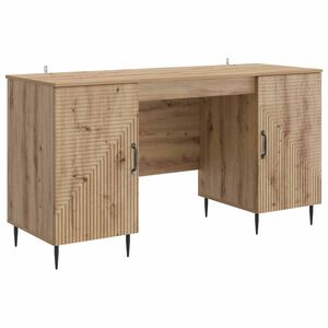 vidaXL Scrivania Rovere Artigianale 142,5 x 50 x 75 cm