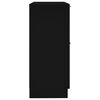 vidaXL Credenze 2 pz Nere 30x30x70 cm in Legno Multistrato