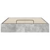 vidaXL Letto ottomano Grigio cemento 150 x 200 cm Legno multistrato