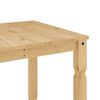 vidaXL Tavolo da Pranzo Corona 160x80x75 cm in Legno Massello di Pino