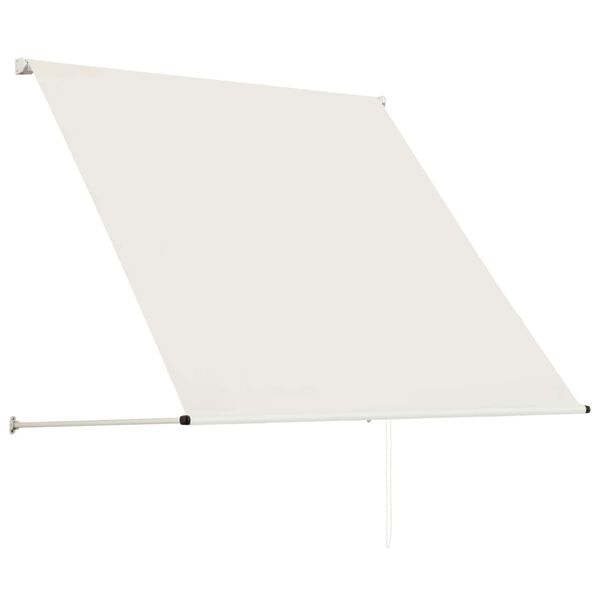vidaXL Tenda da Sole Retrattile 100x150 cm Crema