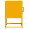 vidaXL Comodino Giallo Senape 36x39x60,5 cm Acciaio Laminato a Freddo